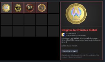 CONTA ANTIGA 2012 CS2 PRIME COM 4 MEDALHAS + PREIMIER DISPONÍVEL! + 100 HORAS CS