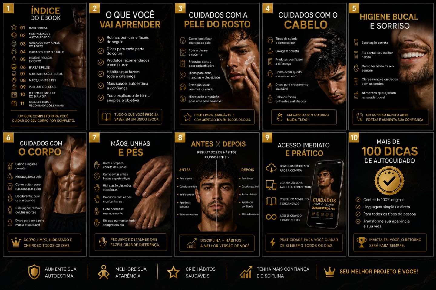 Guia Completo de Cuidados com o Corpo Da Cabeça aos Pés