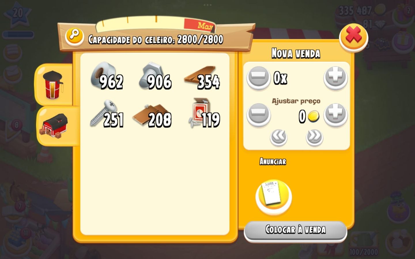 CONTAS HAY DAY SUPORTE