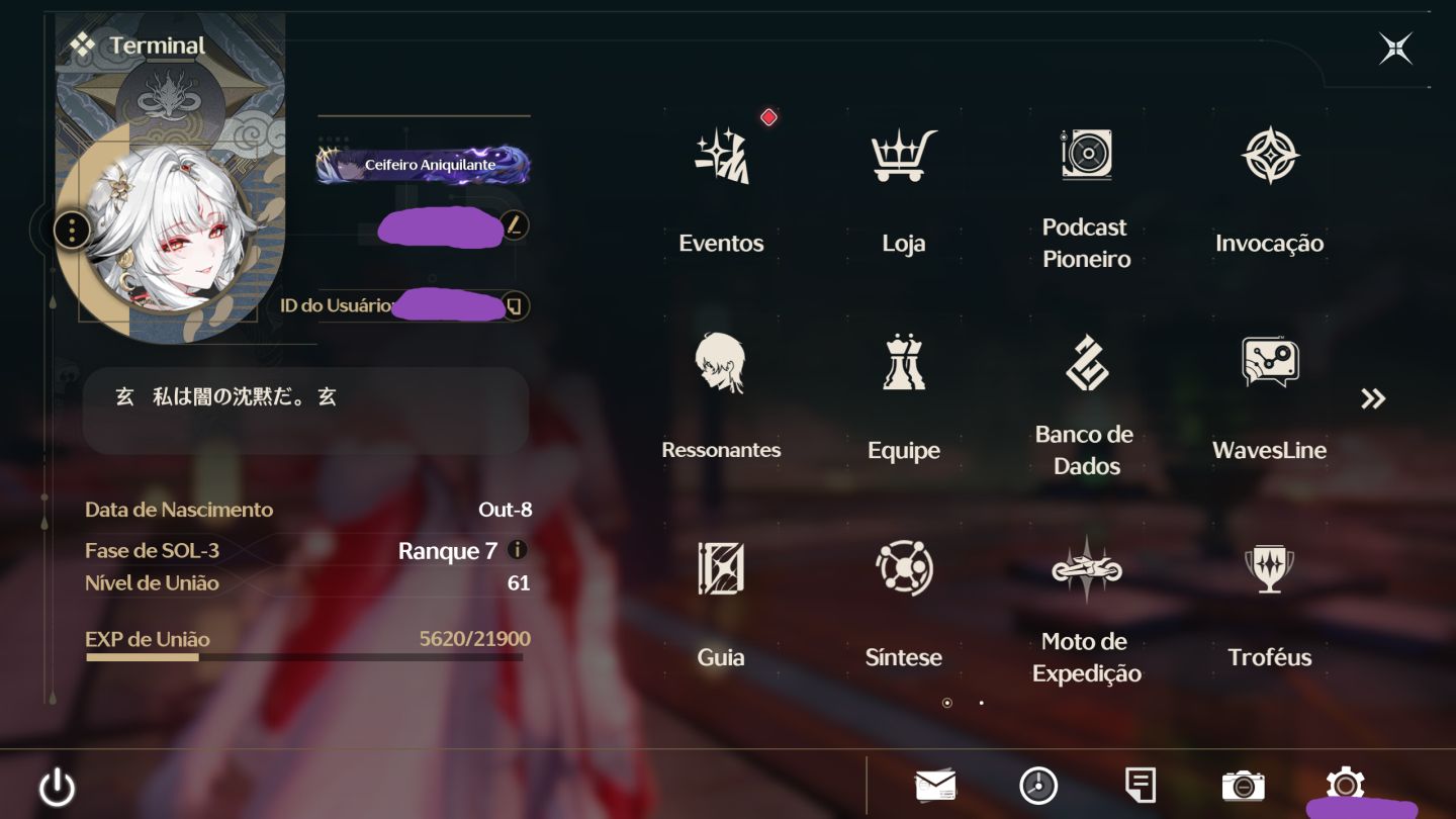 CONTA WUTHERING WAVES - HSIN + SIGN | 101K+ ASTRITES