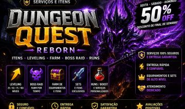 [SERVICOS] Missão de Masmorras Renascida / Dungeon Quest Reborn - 5% Desconto