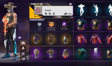 CONTA FREE FIRE ANTIGA COM STEAMPUNK