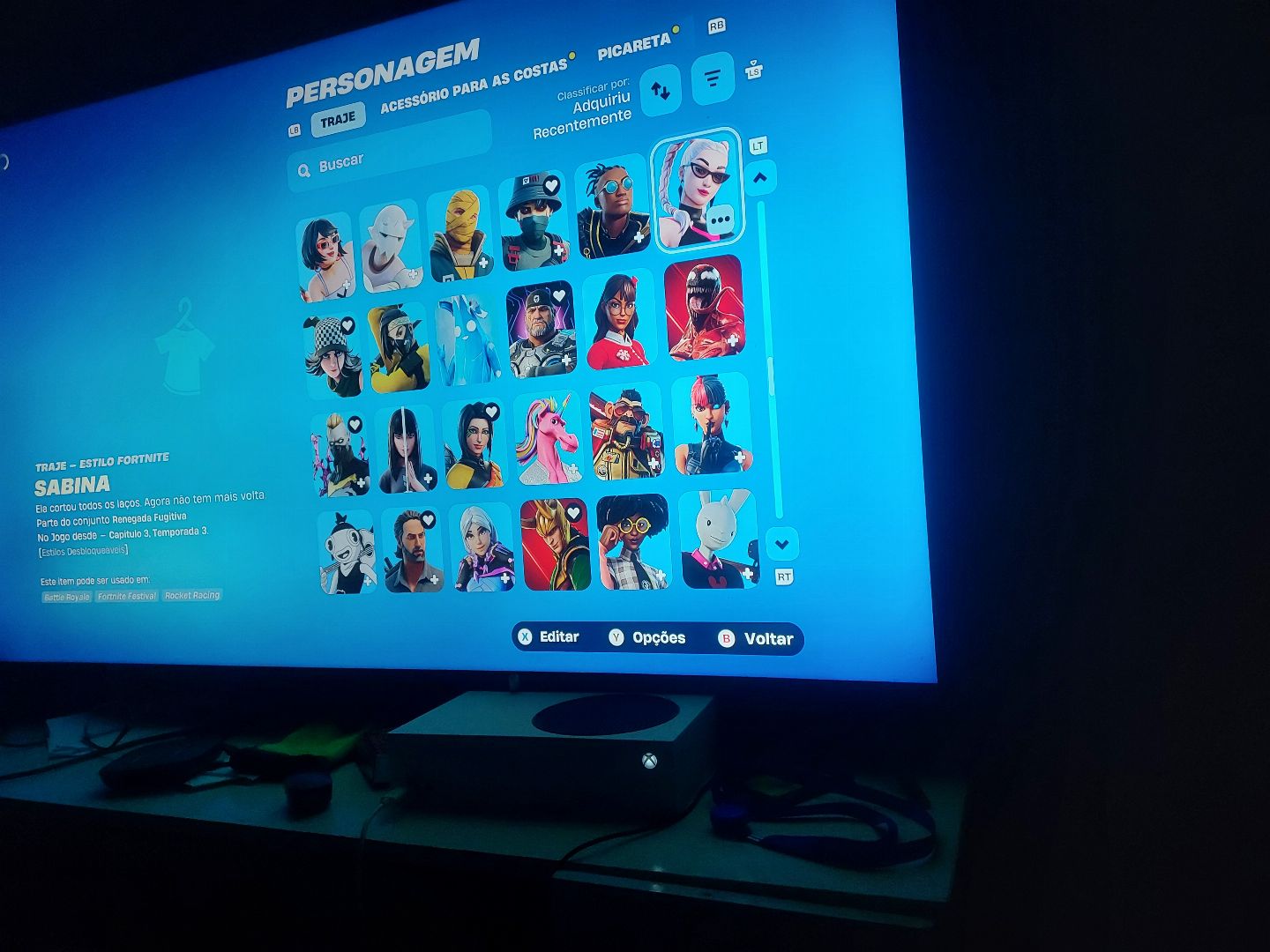 Conta do fortnite antiga passes 4 capítulo 1 e salve mundo 386 skins pacotes rar
