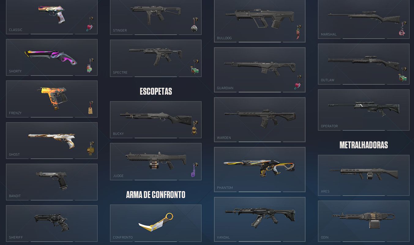Conta VALORANT com 17 skins, vendendo pois não jogo mais e preciso de dinheiro