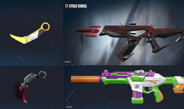 CONTA VALORANT 45 SKINS 7 FACA KARAMBIT/PRELUDIO,PRIMORDIUM,ONI ETC/FULL ACESSO