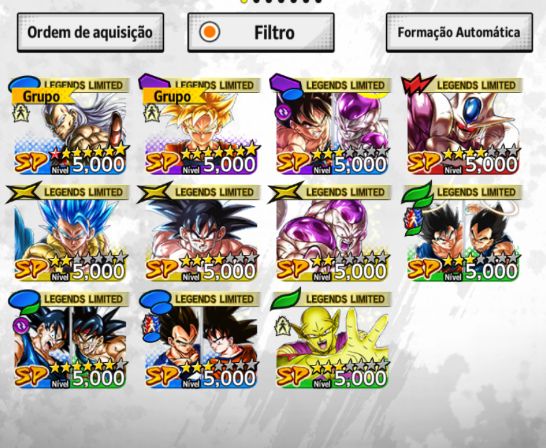 DRAGON BALL LEGENDS 2 ULTRAS 2 LEGEND VARIOS LFS