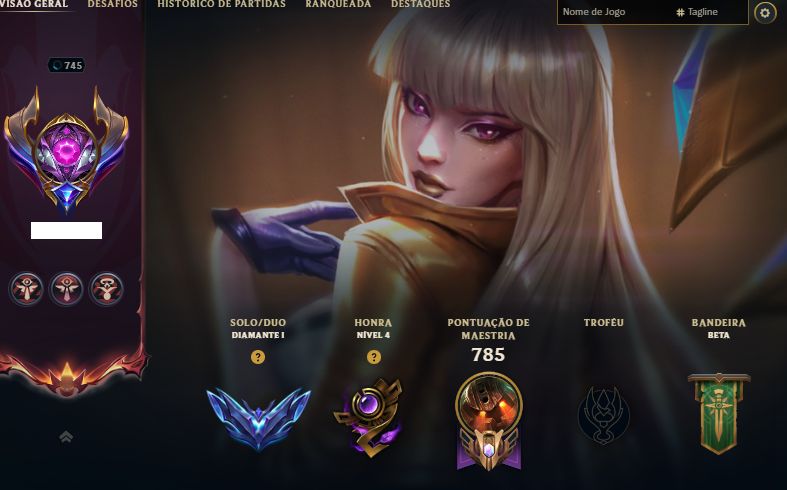 CONTA HIGH ELO COM MUITAS SKINS DE LOL VALORANT E TFT (SENDO SKINS RARAS)