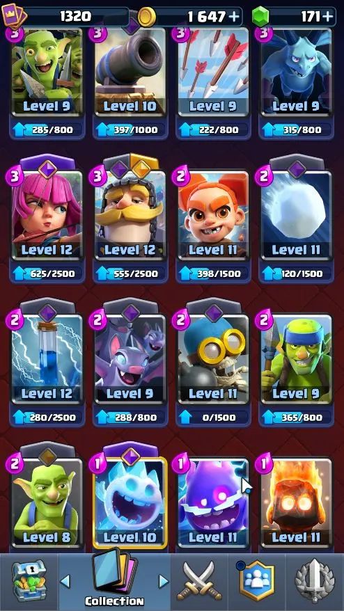 CONTA CLASH ROYALE 8.200+ TROFÉUS | 121/122 CARTAS | MEGA CAVALEIRO LVL 13