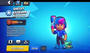 Conta 2018 brawl star com shelly stelar e mais outros brawlers