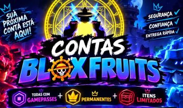 CONTA COM FRUTAS PERM, RAÇAS FULL V4, GAMEPASSES, ITENS LIMITADOS E MUITO MAIS!