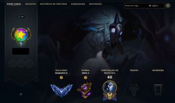 Conta LvL 44- Diamante 4