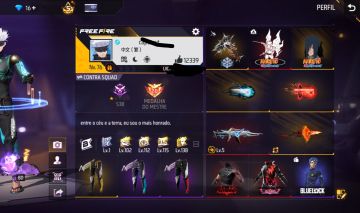 CONTA FREE FIRE MUITO UPADA COM ANGELICAL