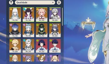 Genshin Impact Conta - Todos os personagens de nodkrai + constelações e armas