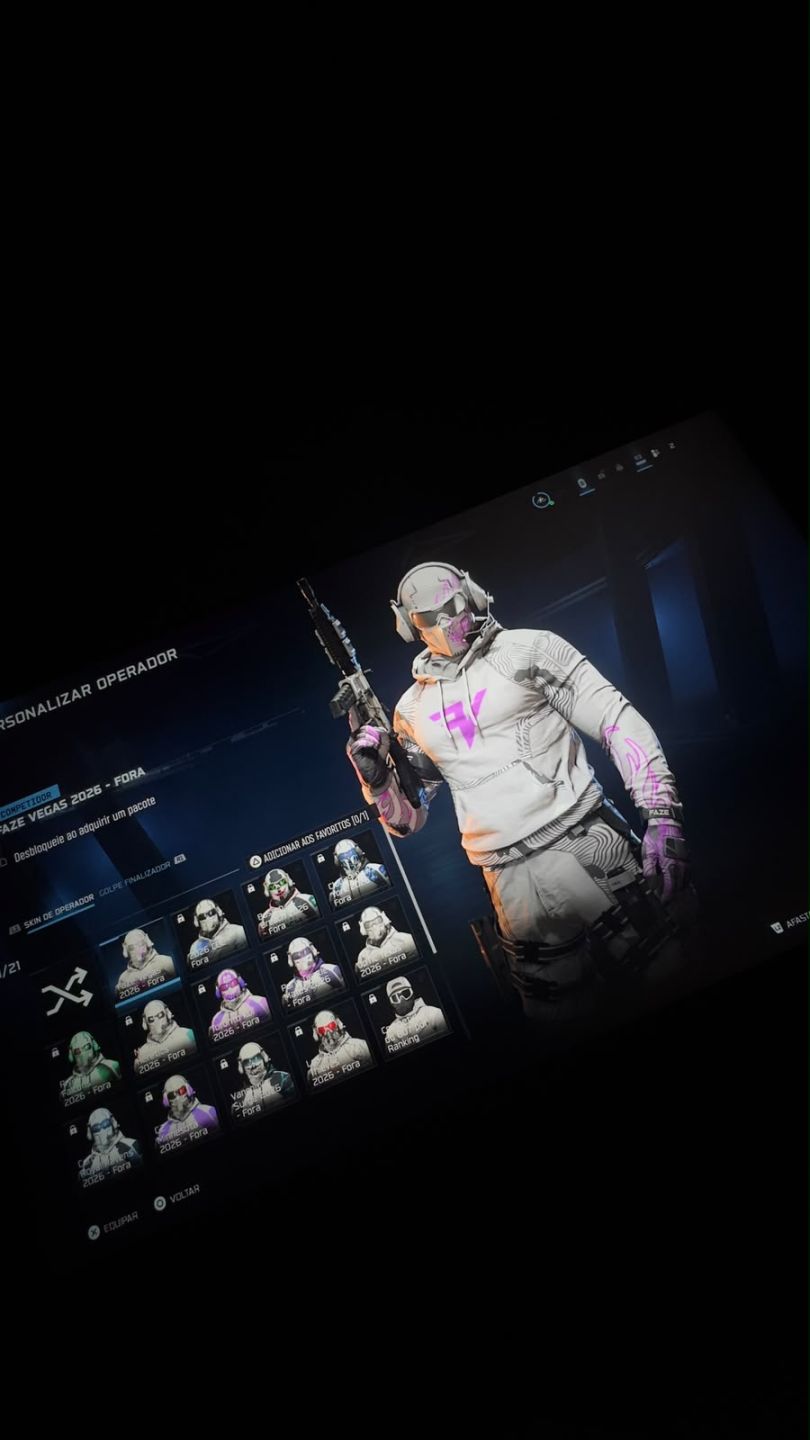 CONTA WARZONE PAUL ATREIDES, CAPITÃO PÁTRIA, TREM-BALA, SNOOPDOG, O LÍDER E MT++