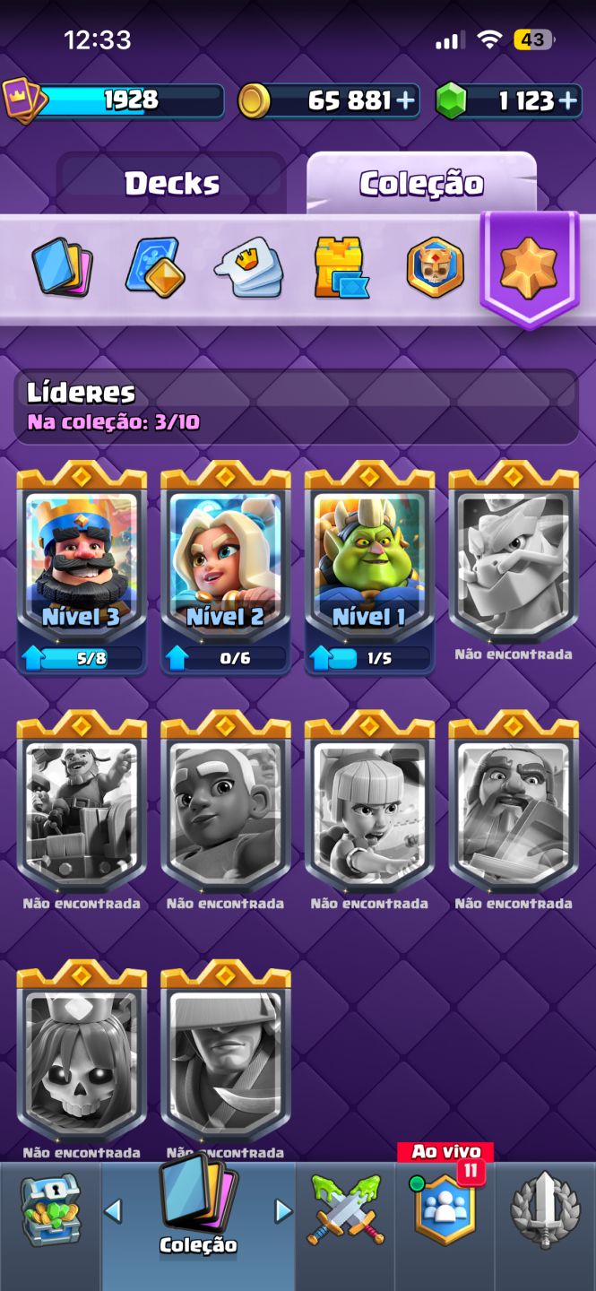 Conta Clash Royale conta upaderrima