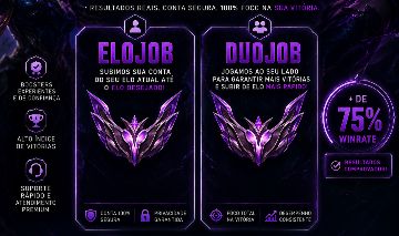 Promoção Elojob Duojob LOL Mais barato