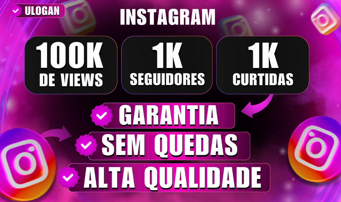 INSTAGRAM SEGUIDORES, CURTIDAS E VIEWS GARANTIA 30 DIAS(MENOR PREÇO)