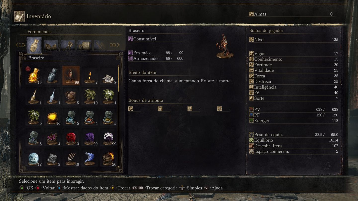 DARK SOULS 3 Todos os Itens PS4/5 e Steam