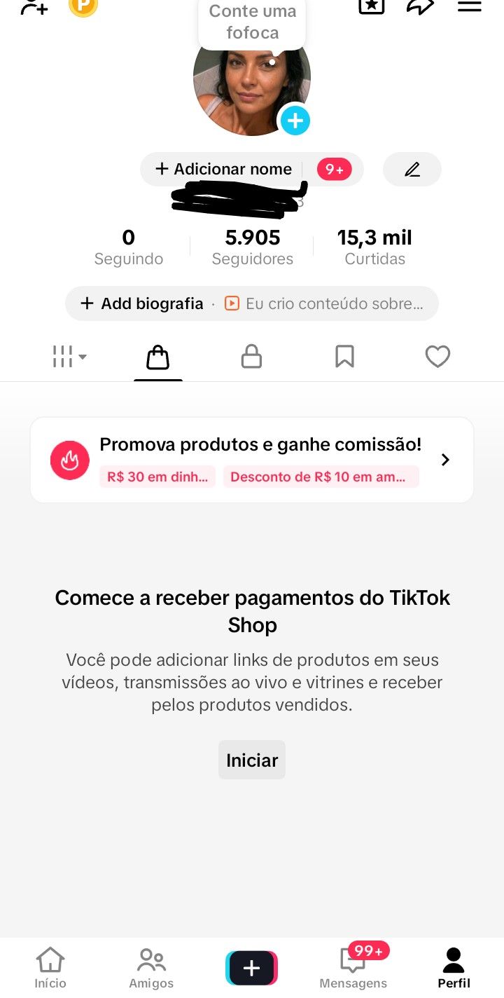 |MELHOR PREÇO DO SITE| Contas Tiktok Shop BR Ativo | sem Doc | SEGUIDORES REAIS