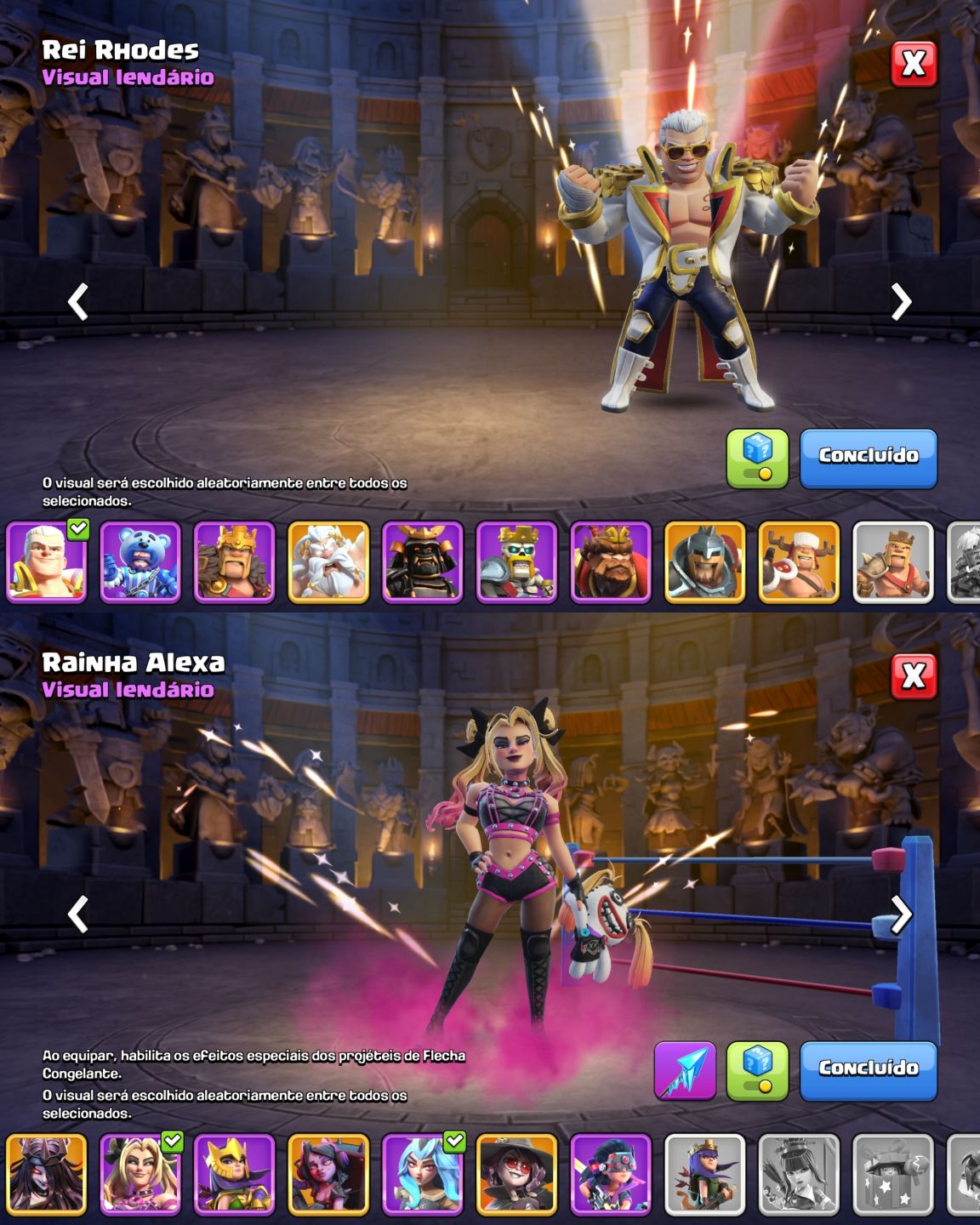 CV18 FUUL SET COMPLETO WWE + SKIN EXCLUSIVA DO REI