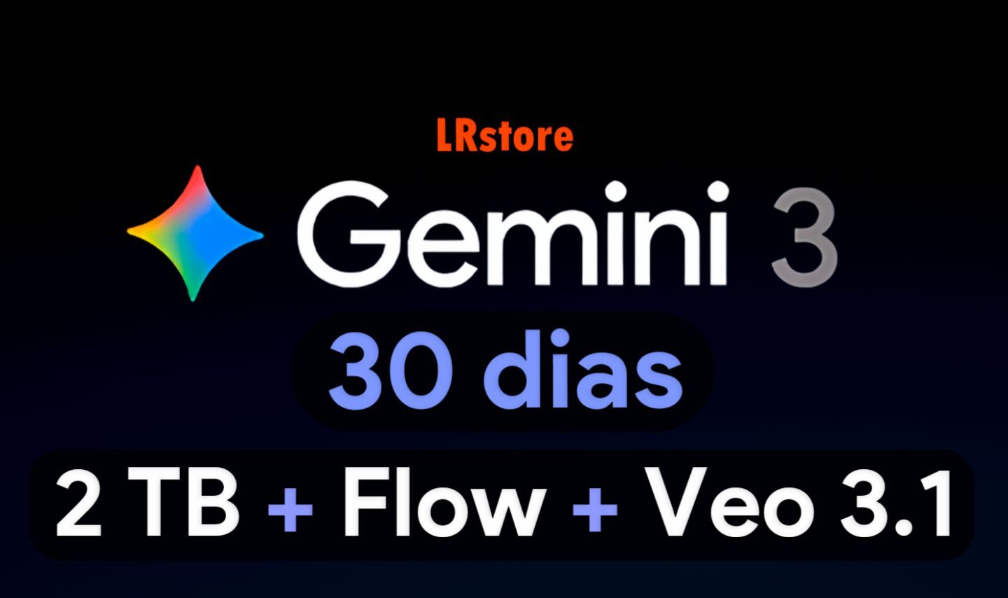 Gemini 3 Pro + 2TB + Veo 3.1 + Flow - 30 Dias ( No Seu Email )