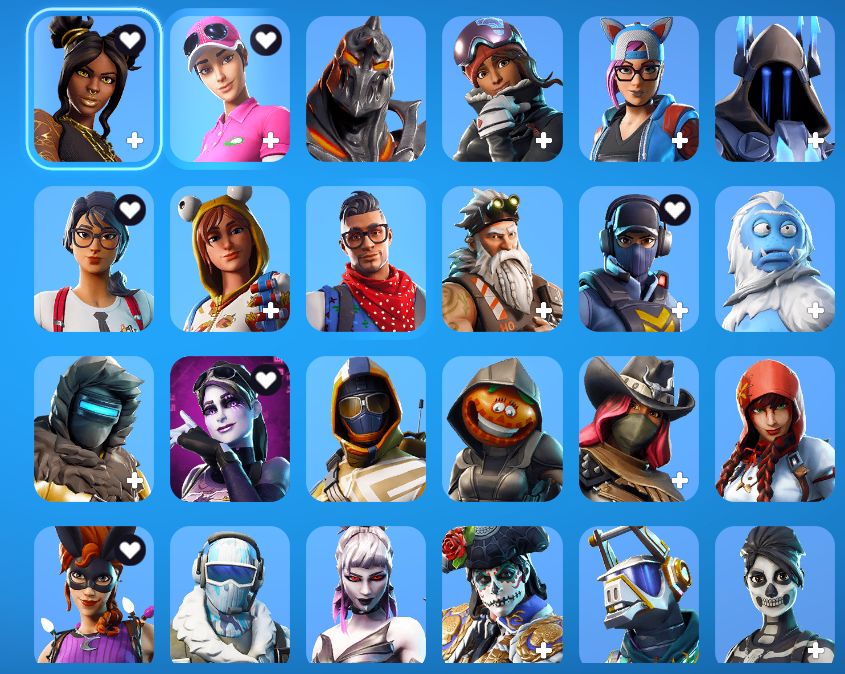 Conta de Fortnite antiga (Muitas skins)
