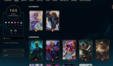 Lvl 238 - 164 skins - full acesso