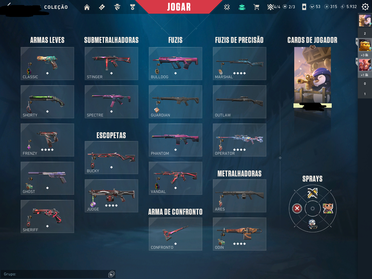 CONTA VALORANT FULL ACESSO .SYS KNIFE SPLINE OPERATOR SYS KIT VANDAL