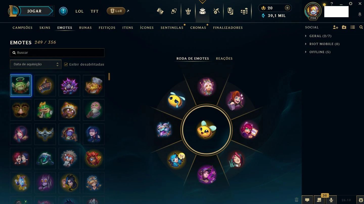 Acc de Lol - Lvl 794 - Conta de 2011! Muitas Coisas Antigas!