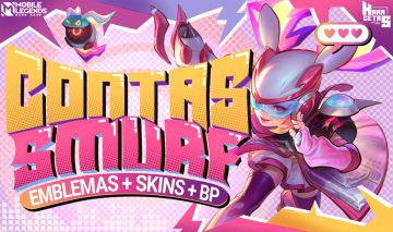 CONTAS SMURF MOBILE LEGENDS - ÉPICO/LENDA/MÍTICO - (LER DESCRIÇÃO)