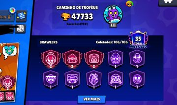 Conta brawl stars 106 brawlers