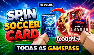 (MENOR PREÇO) Spin a Soccer Card | VIP + Mutation Luck + Money