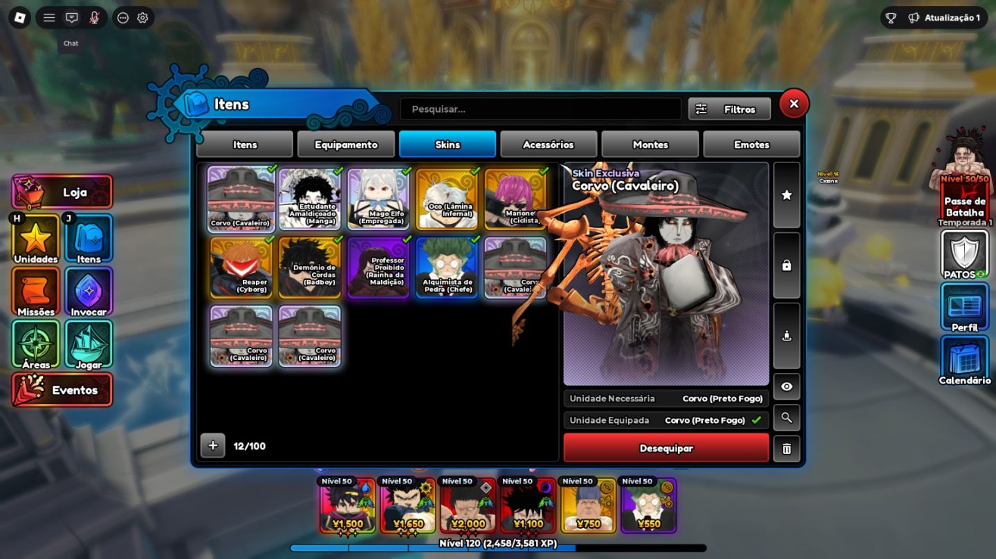 CONTA ANIME EXPEDITIONS LVL 120+ (SUPER UPADA)