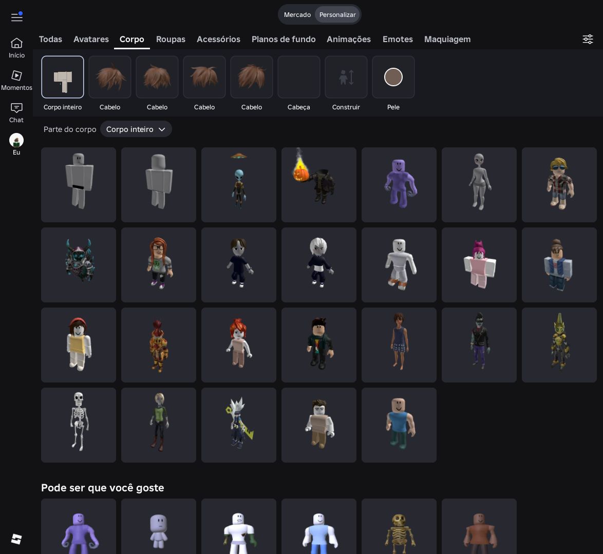 KORBLOX + HEADLESS - 180K+ GASTOS NO PREÇO - SKINS MASC E FEM