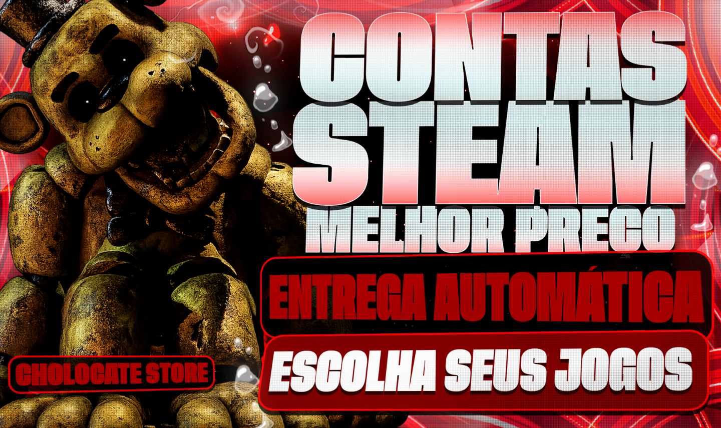 CONTAS STEAM OFFLINE | Escolha Seu Pack de Jogos | Entrega Automática