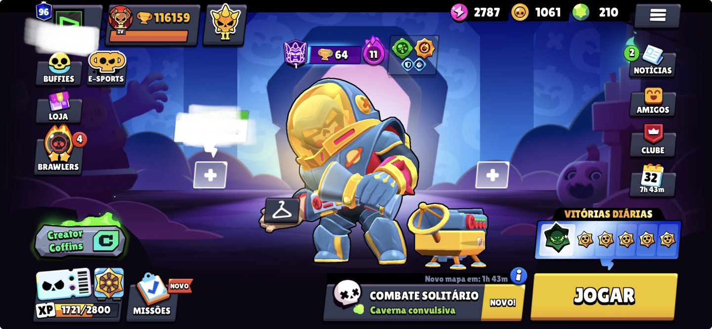 Conta com 116k brawl stars