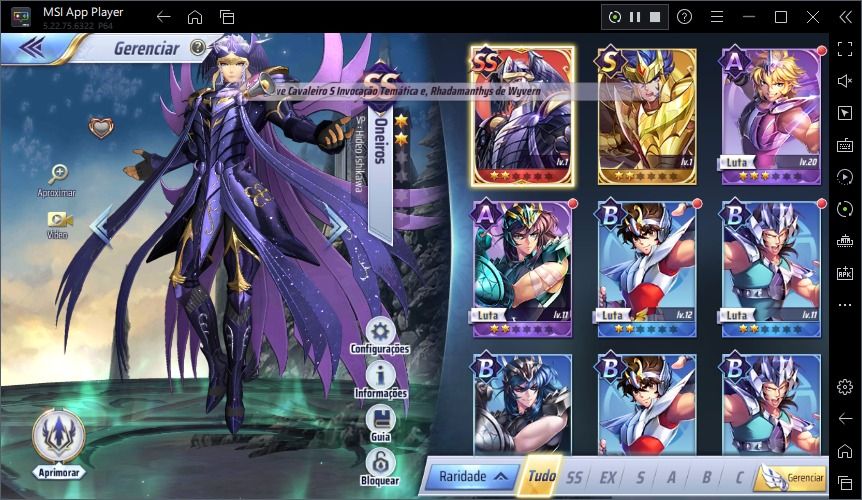Contas Reroll! Servidor novo ( A150) Saint Seiya Awakening