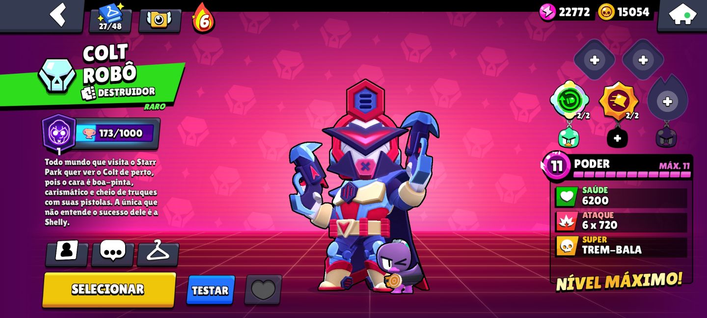 Conta de brawl Star muito upada
