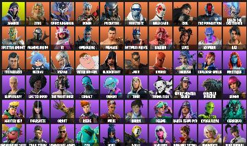 CONTA COM MAIS DE 180 SKINS- SKINS TRYHARDS - Xander - Zeus - Slim Shady - E +