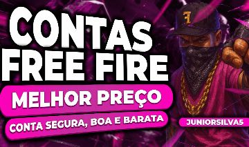 CONTAS FREE FIRE ANTIGA COM 4 ARMAS EVOLUTIVA+ 5 PUNHO+770 PEITORAL+SOMBRA ROXA