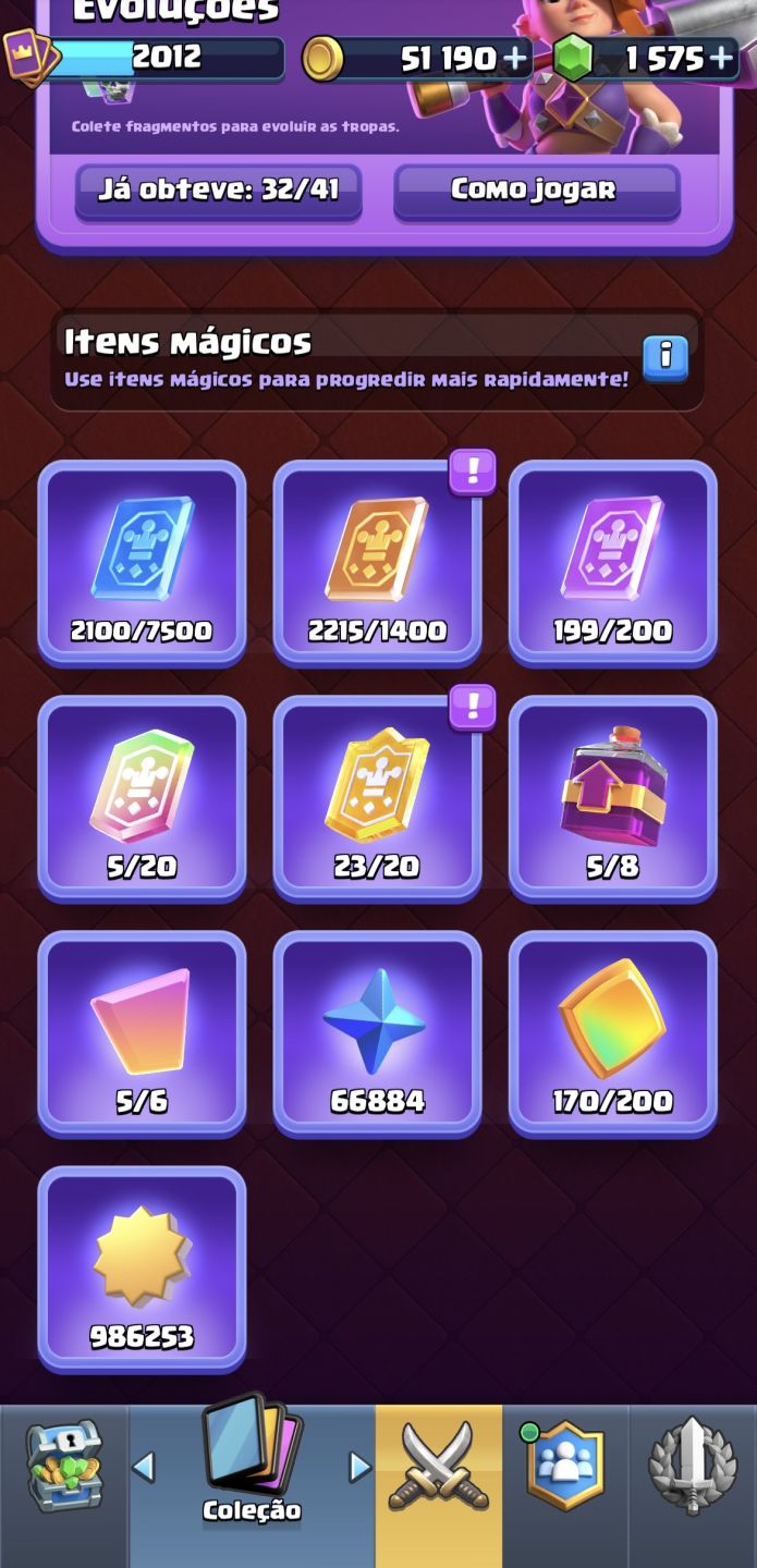 Conta Clash Royale | 14K+ Troféus | Top 4653 Global Duplas | Emotes + Passes