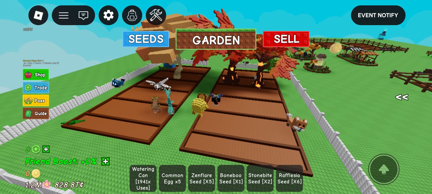 Conta Roblox Top - Grow a Garden e Bloxfruits