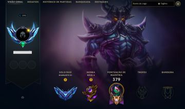 Conta LoL Diamante SOLOQ & TFT , 700 Skins, Nível 390, Acesso Completo