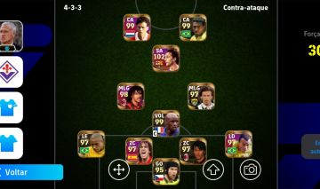 CONTA EFOOTBALL RARA COM +60 LEGENDS
