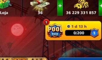 CONTA 8 BALL POOL 36 BILHÕES DE FICHA