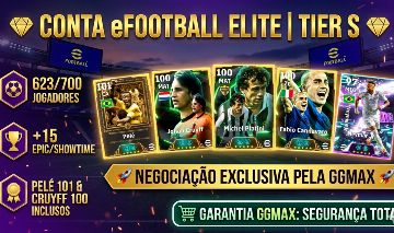 CONTA EFOOTBALL MOBILE TOP COMPATÍVEL | PELÉ (101) + CRUYFF (100) + PLATINI(100)