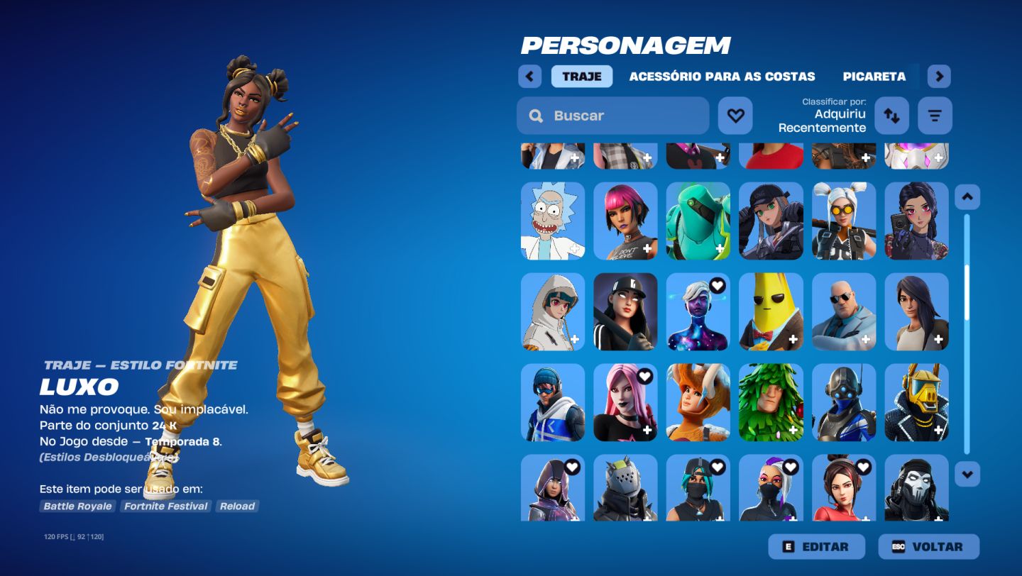 Conta fortnite salve o mundo fundador ikonik e mts skins