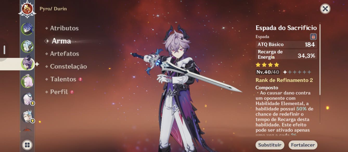 GENSHIN ER 56 - FLINS C2(BIS)+INEFFA C1(BIS)+ MAVUIKA(BIS)+CITLALI + HONKAI STAR