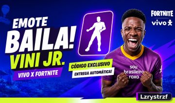 Código Emote Baila Vini Jr Fortnite - Entrega Automática