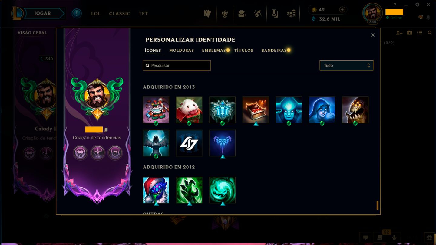 CONTA BR (Desde 2012) | RAMMUS REI (Beta BR) | 606 SKINS | TODOS OS CAMPEÕES